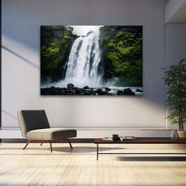 Waterfall Wall Painting